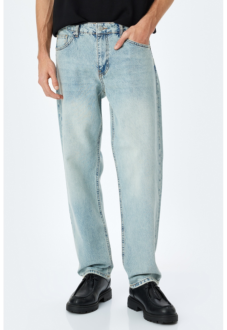 Blugi drepti - Albastru deschis