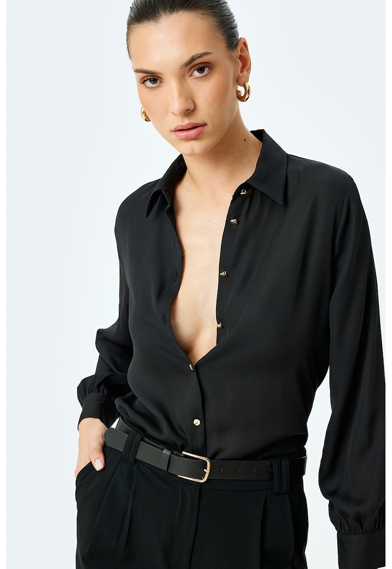 Camasa lejera cu model uni