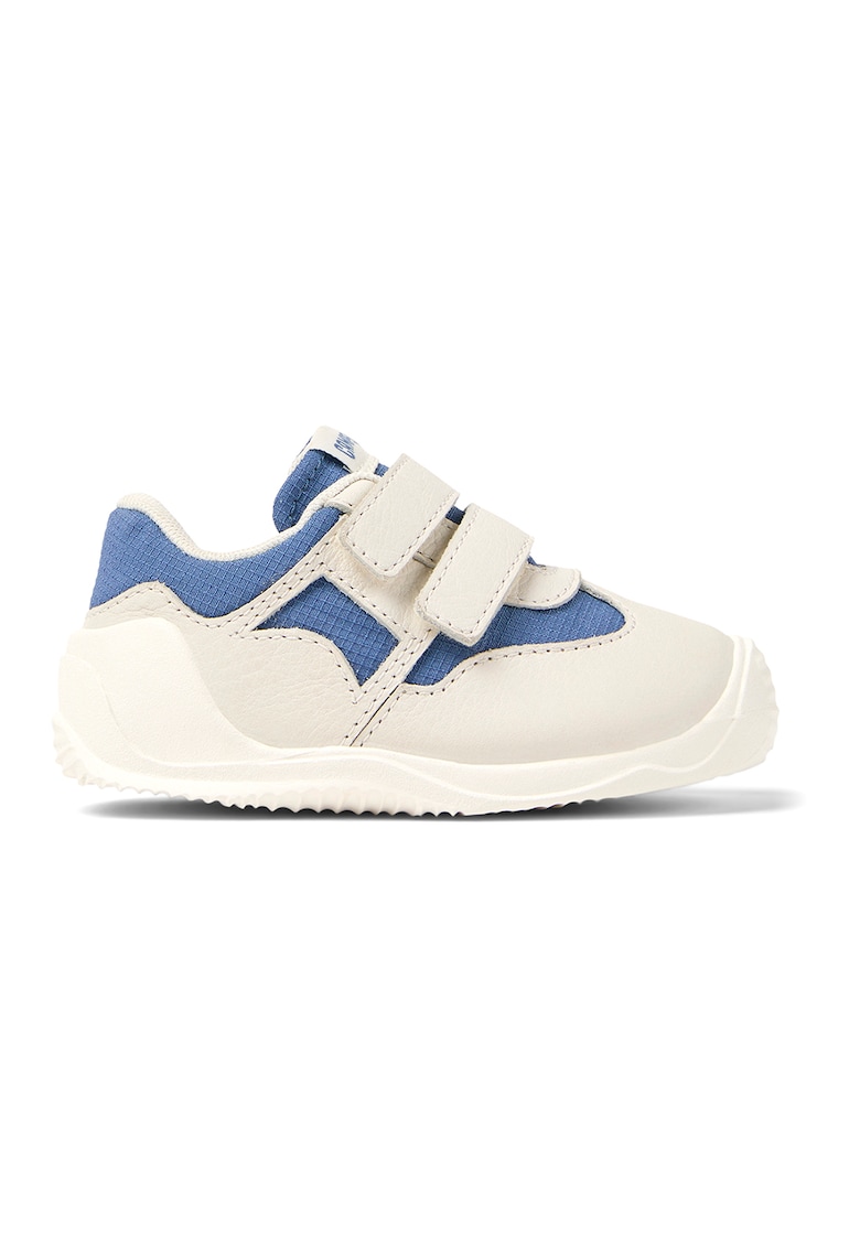 Pantofi sport cu captuseala de piele - Alb/Albastru