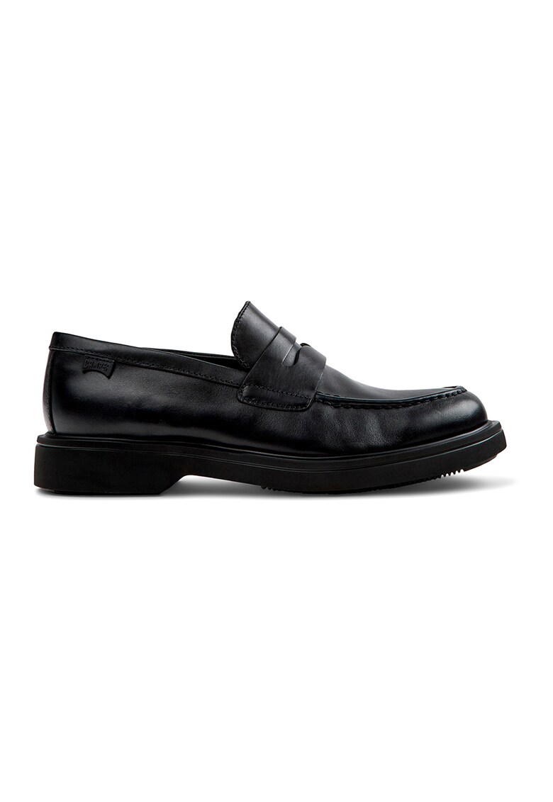 Pantofi loafer de piele Norman - Negru