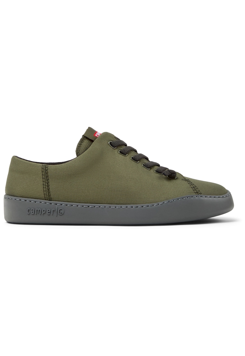 Pantofi sport textili cu sireturi - Verde