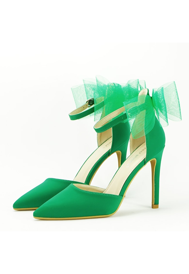 Pantofi verzi cu funda 6829 03 12475
