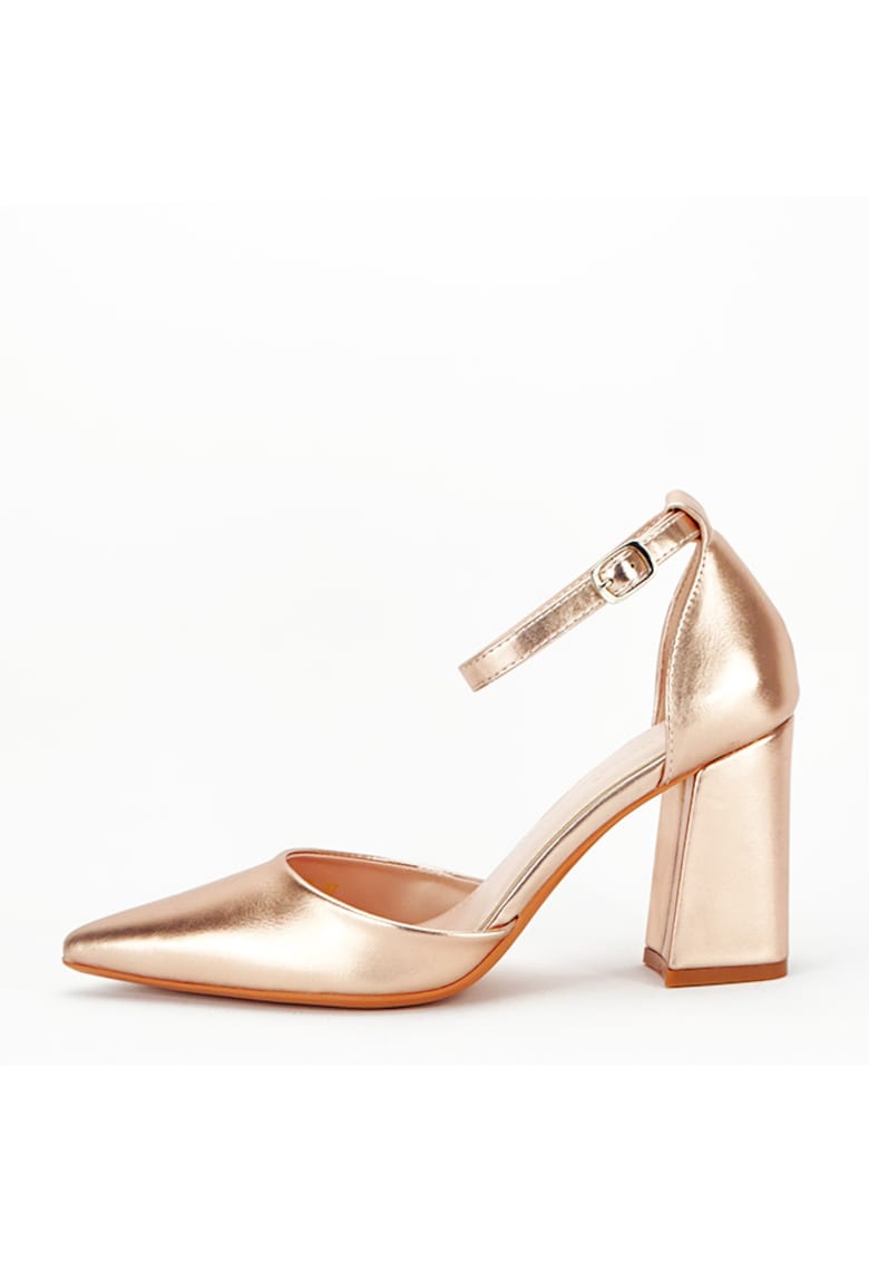 Pantofi sampanii eleganti 8707 04 12421