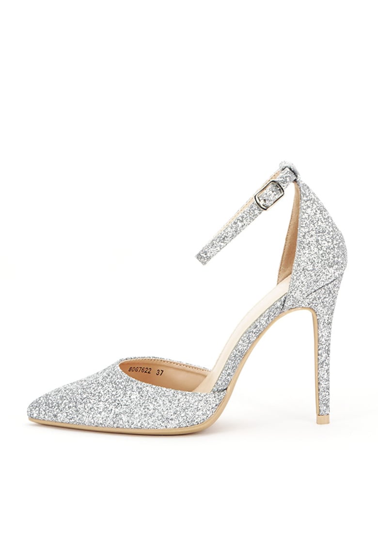 Pantofi eleganti argintii BDG7622 01 12395