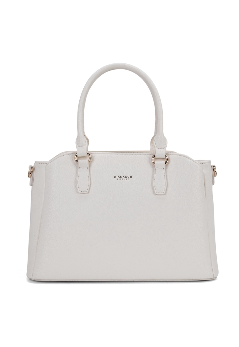 Geanta de piele ecologica cu bareta detasabila de umar