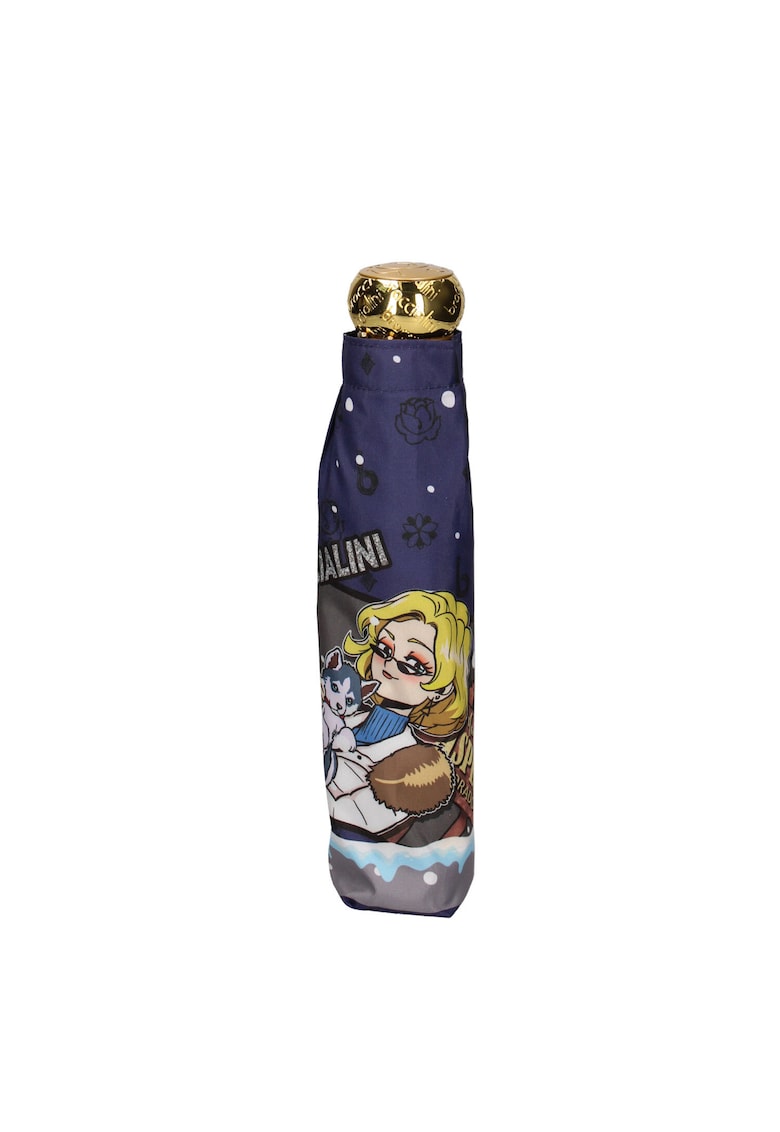 Umbrela cu imprimeu grafic - Albastru