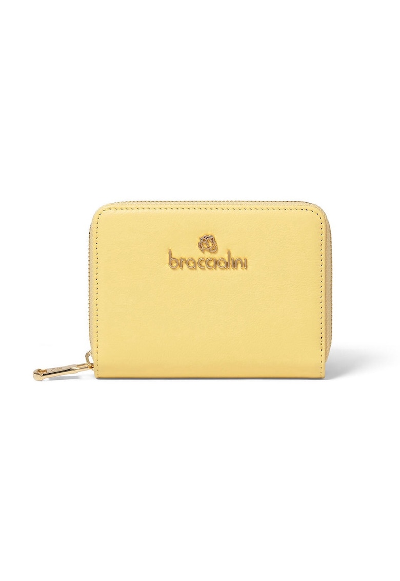 Portofel de piele cu logo