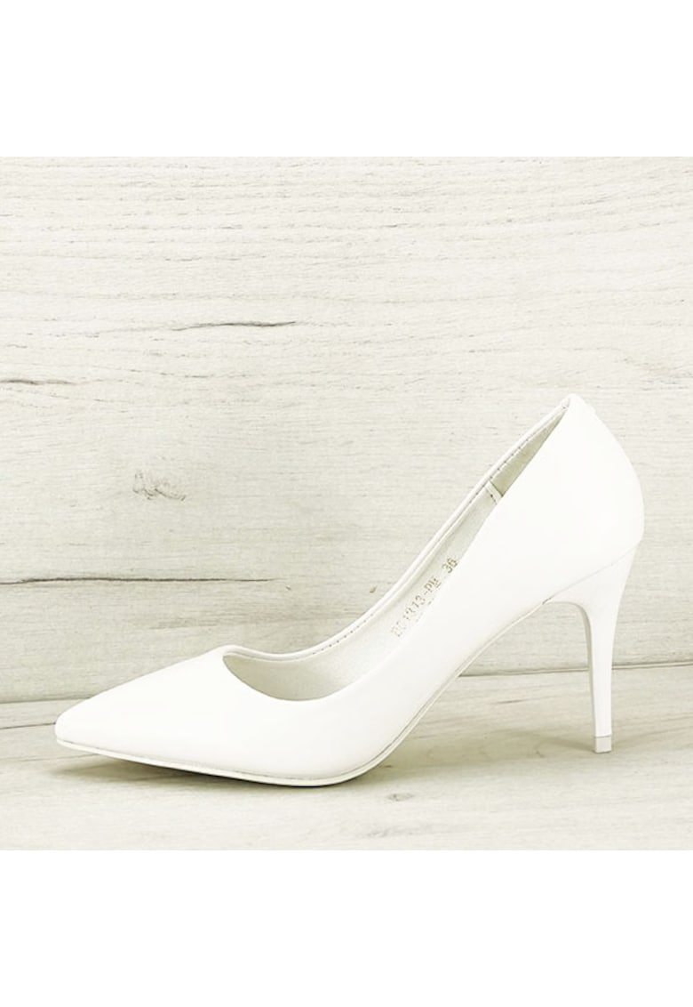 Pantofi eleganti albi BG1313 02 10653