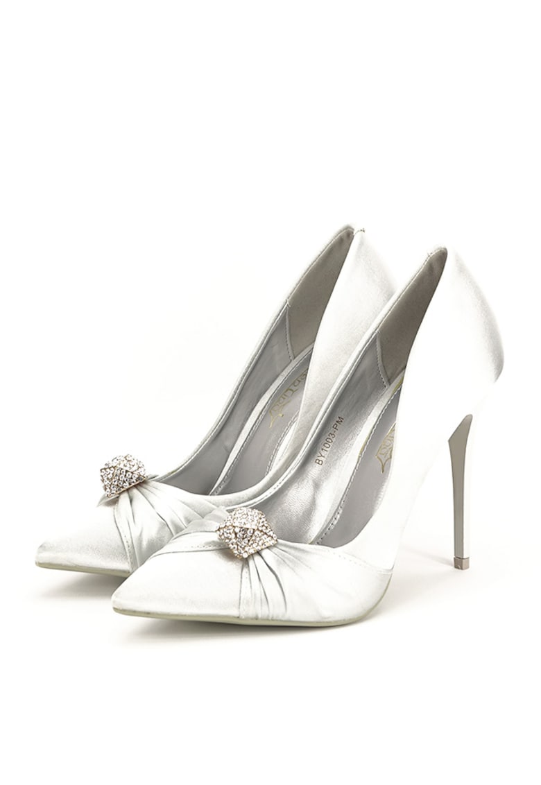 Pantofi cu toc gri eleganti Sabrina 02 10086 Pantofi cu toc gri eleganti Sabrina 02 10086