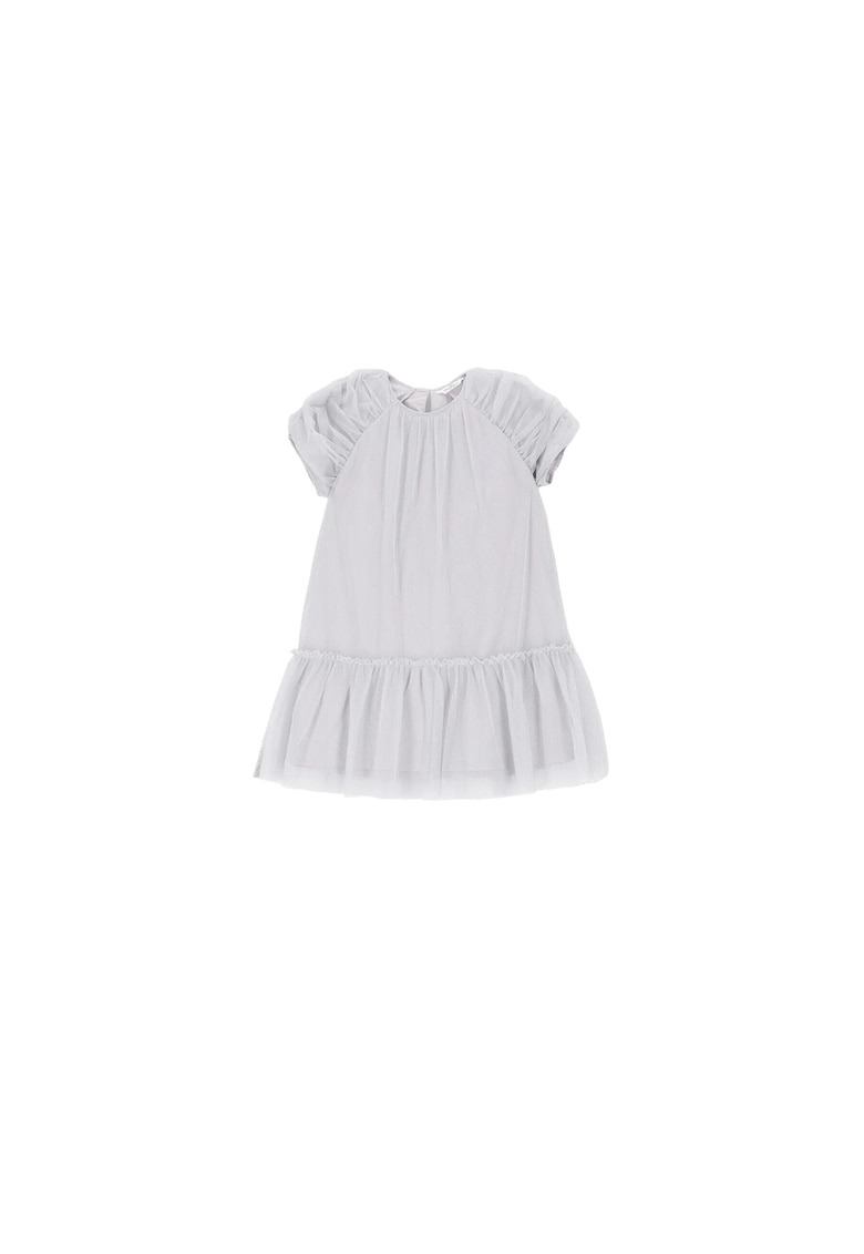 Rochie fetite - din tul - gri