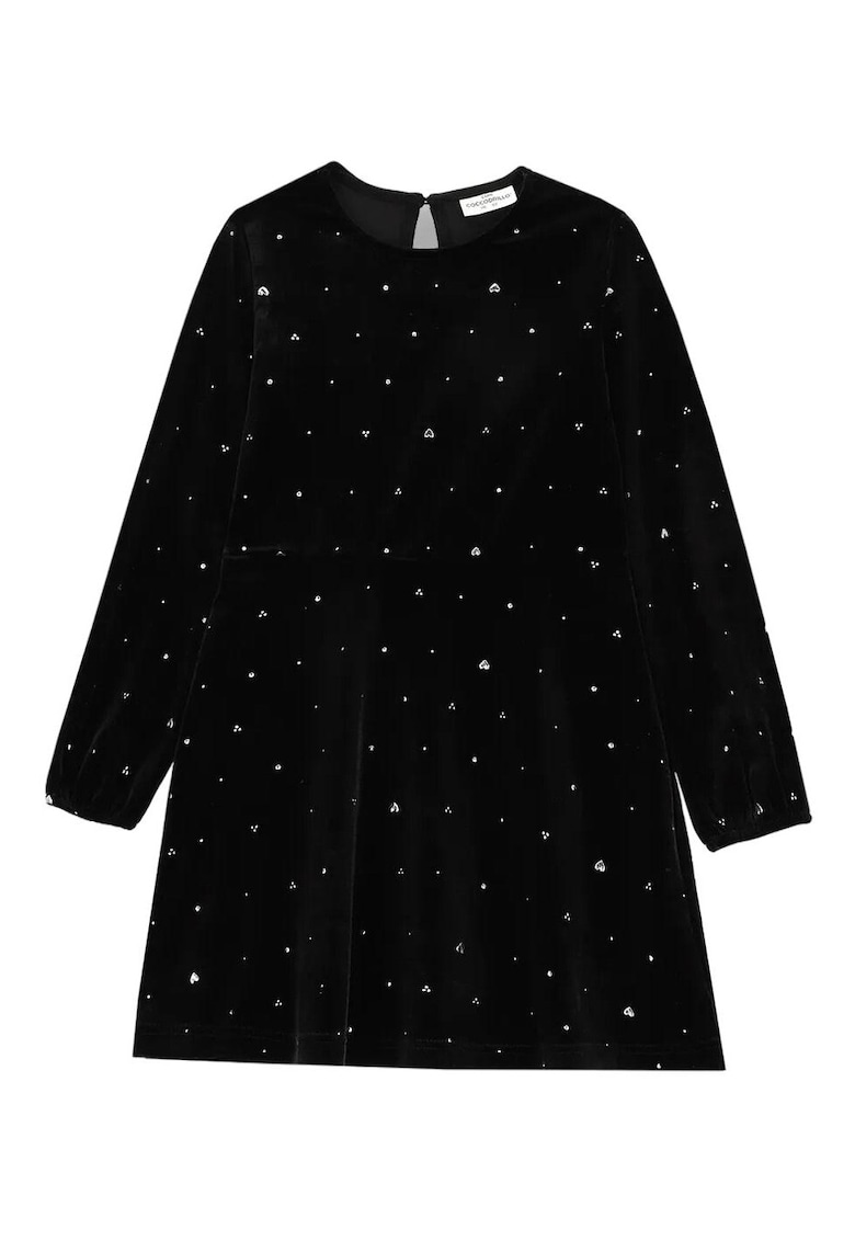 Rochie fete - stofa - negru