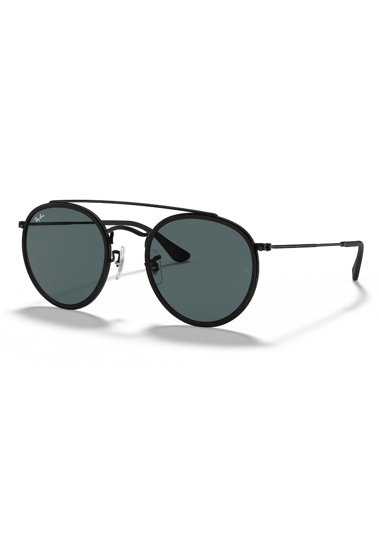 Ray Ban - Ochelari de soare rotunzi cu model unisex - Negru