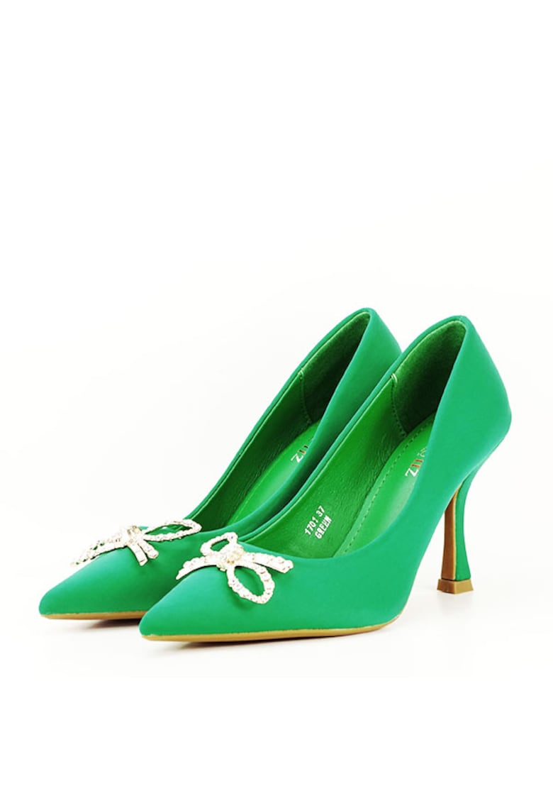 Pantofi verzi eleganti 1701 01 11296