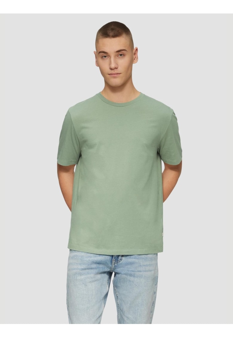 Tricou cu maneca scurta - barbati - la baza gatului - croiala Regular Fit -  by s.Oliver