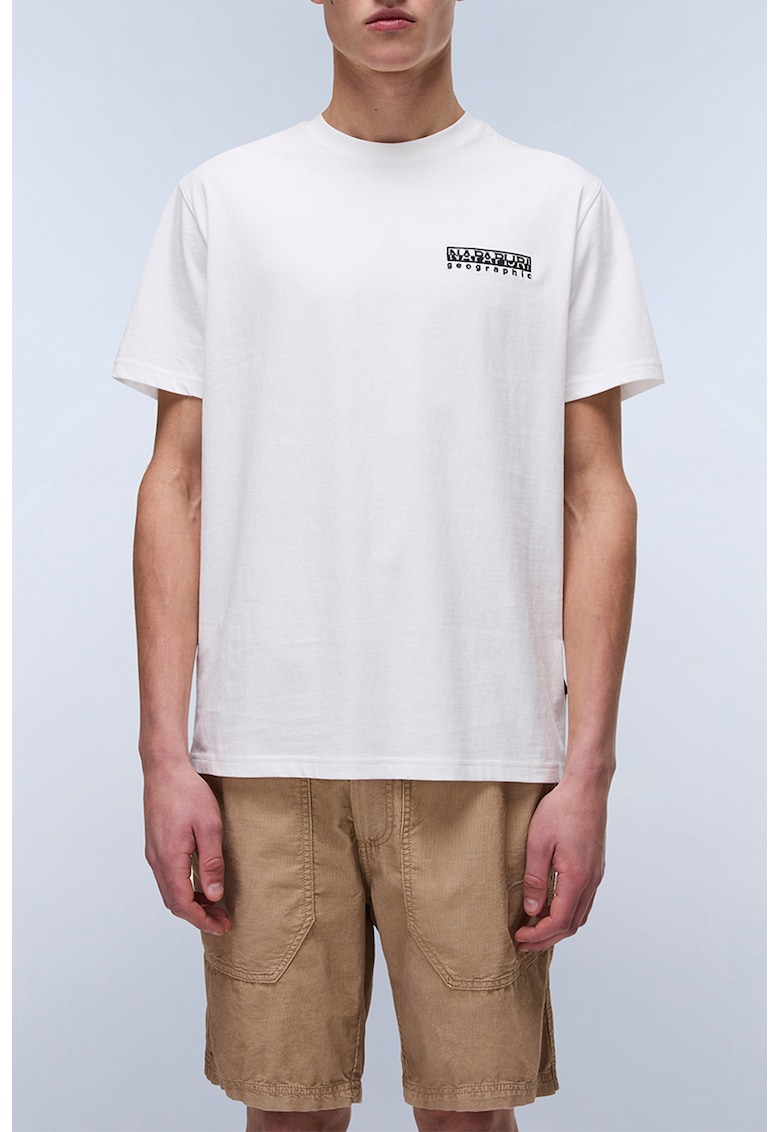 Tricou din bumbac cu imprimeu pe partea din spate