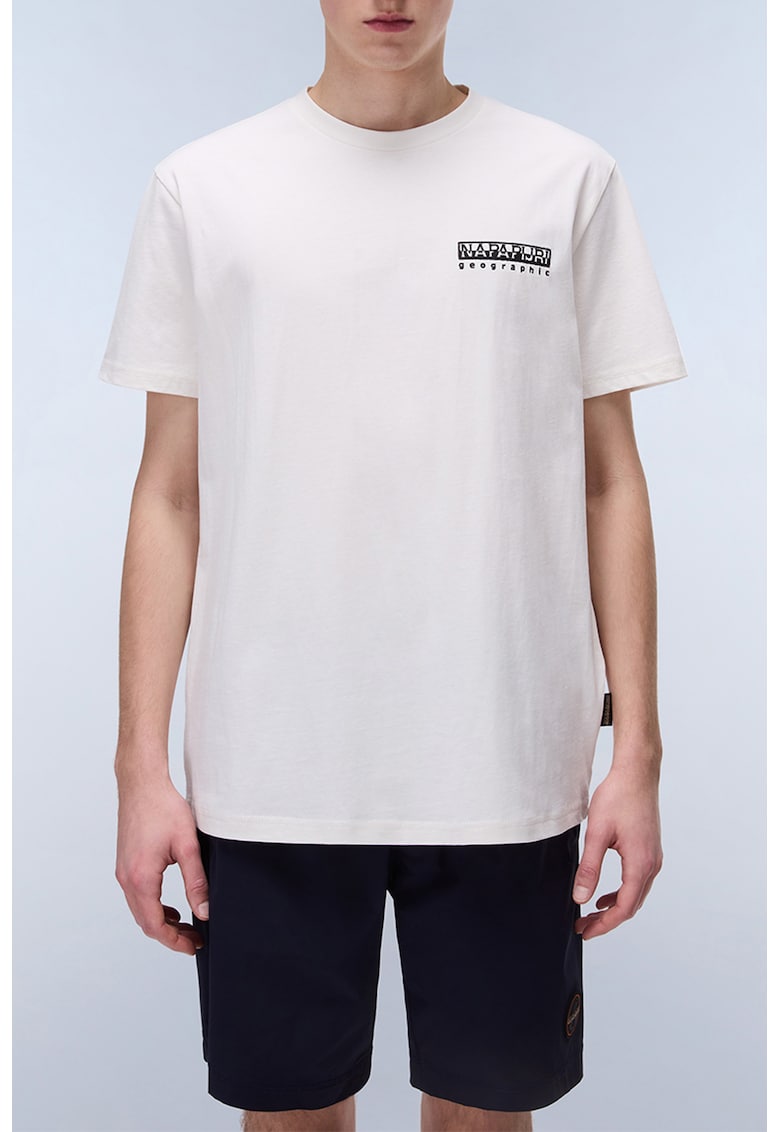 Tricou din bumbac cu imprimeu pe partea din spate