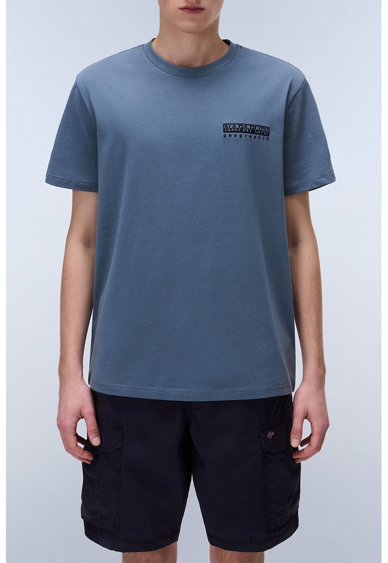 Tricou din bumbac cu imprimeu pe partea din spate