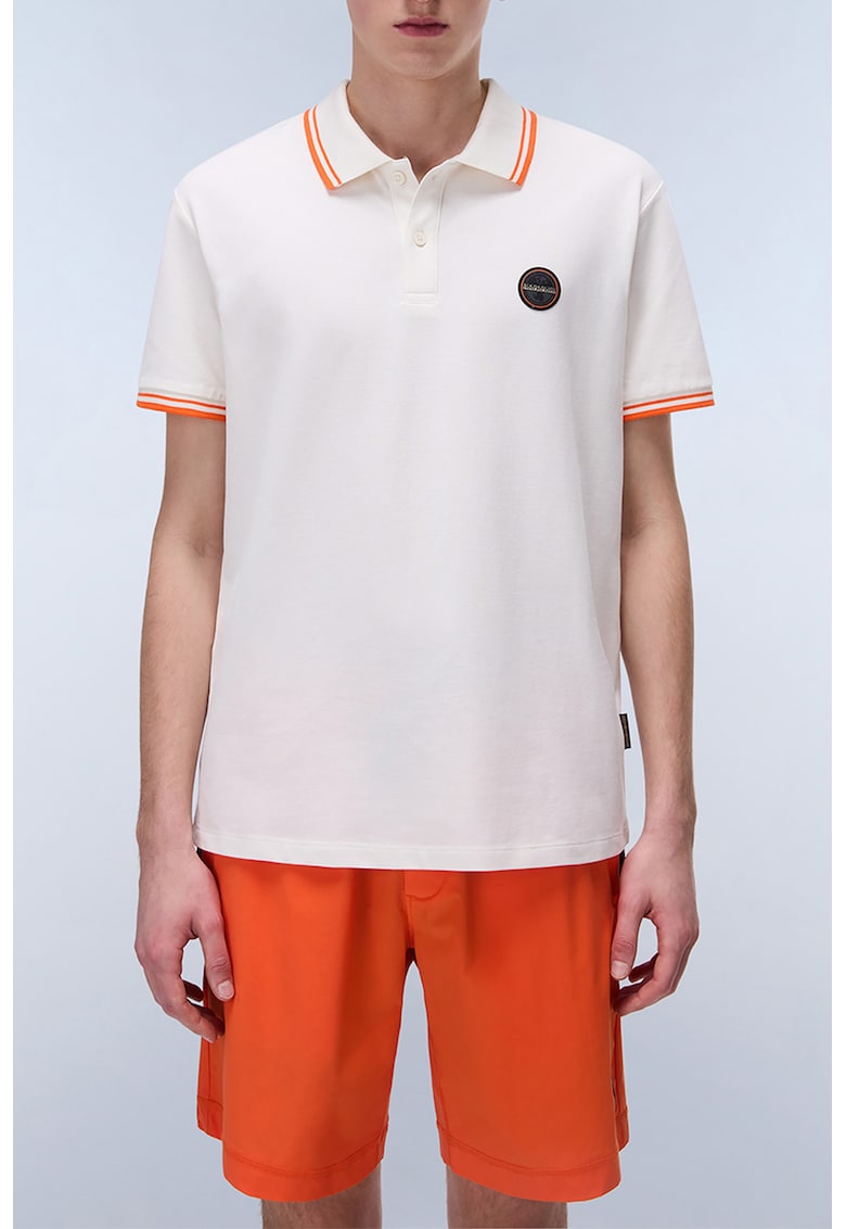 Tricou polo din material pique Macas