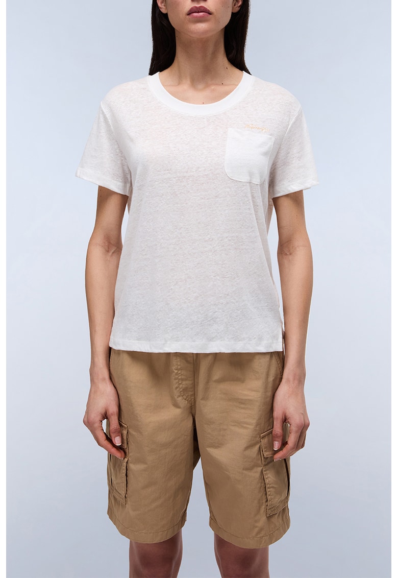 Tricou lejer cu decolteu rotund
