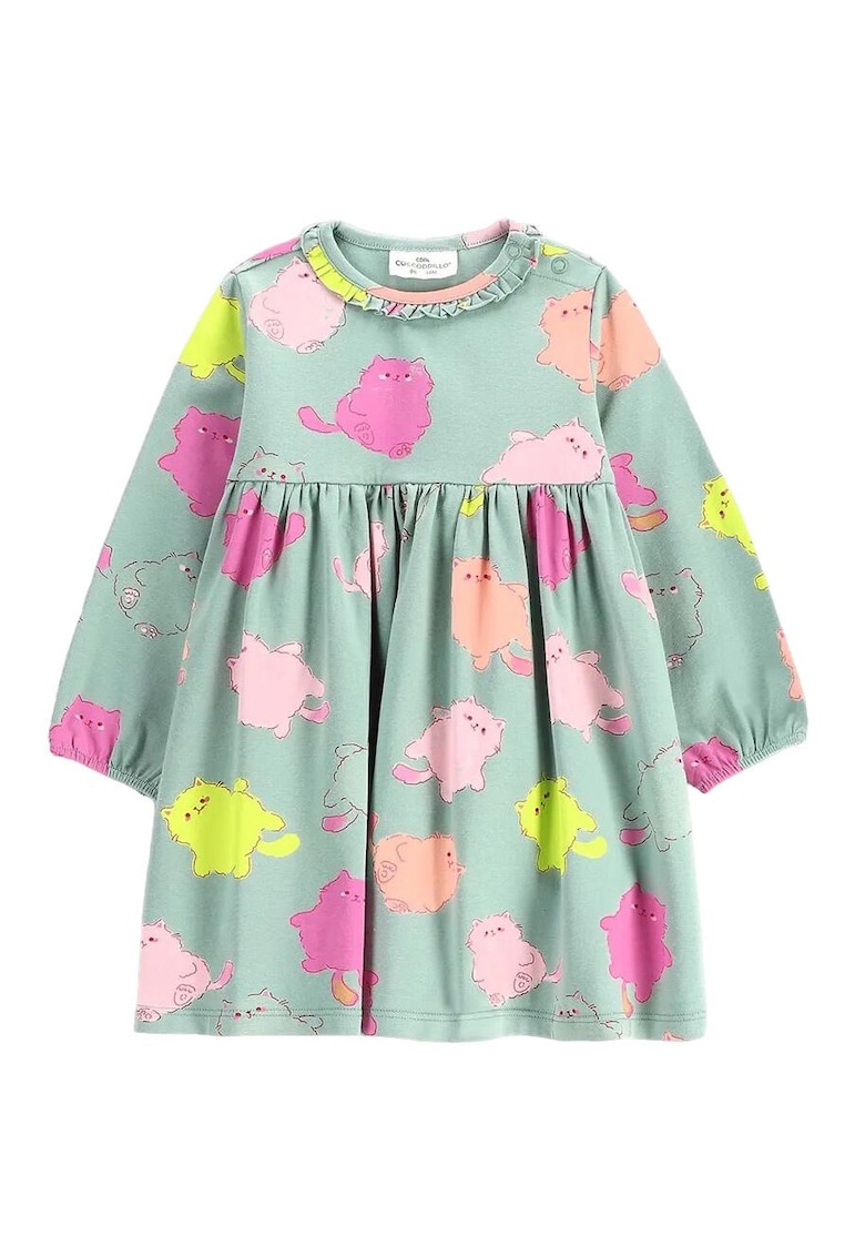 Rochie multicolor - bumbac - pentru fete