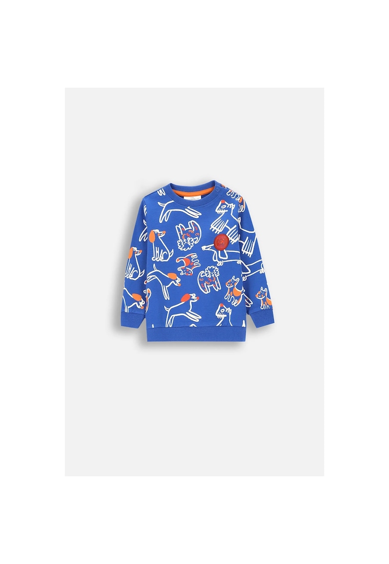 Bluza sport cu imprimeu - Albastru