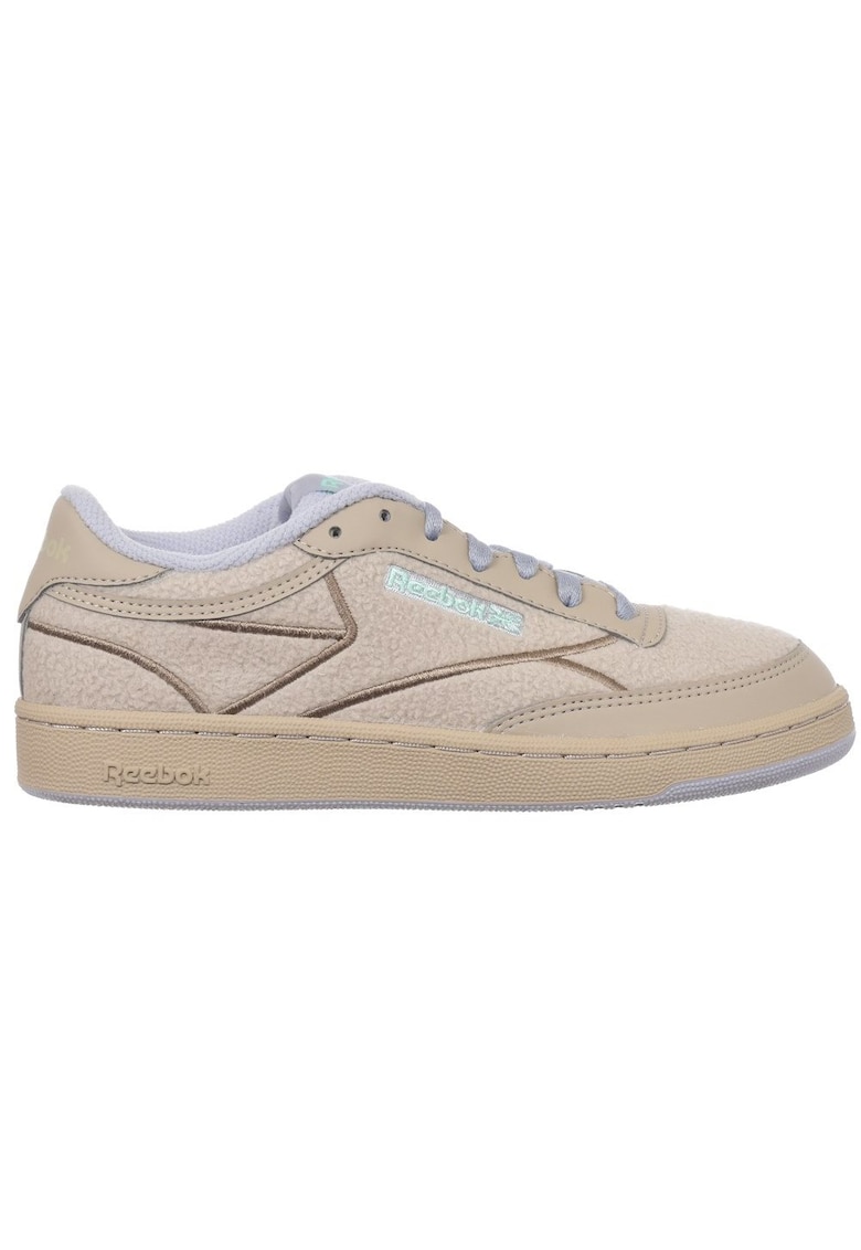 Pantofi dama bej - sintetic - croiala jumatate de pantofi -