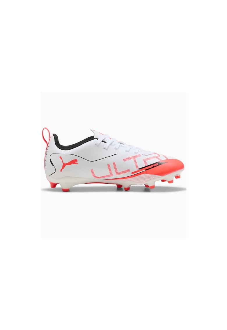 Pantofi sport copii Ultra 5 Play - portocaliu-alb - sintetic - pentru fotbal