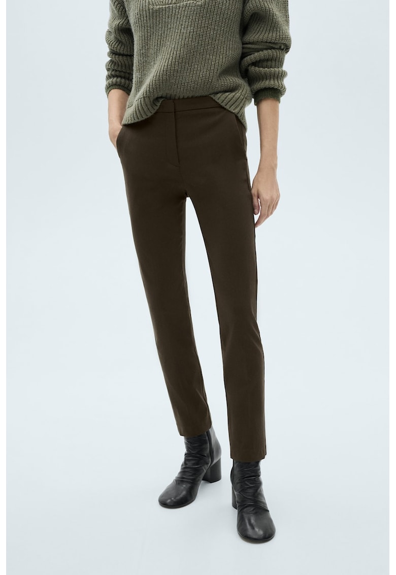 Pantaloni crop conici