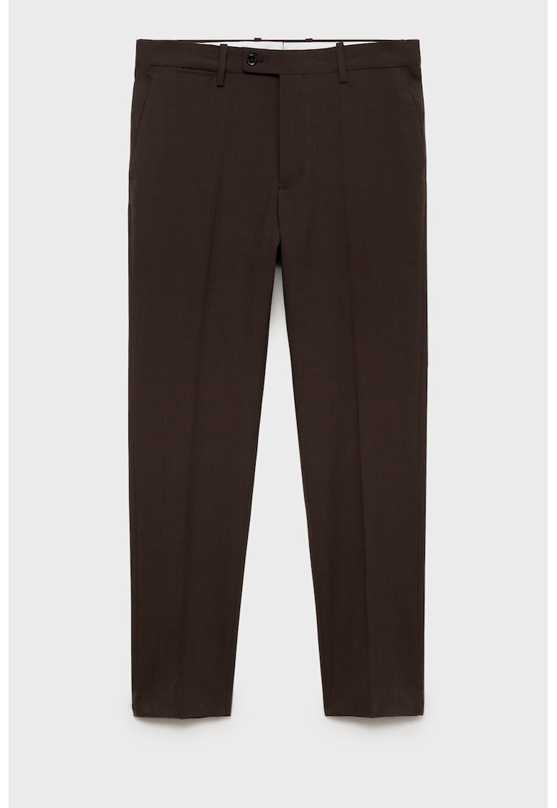 Pantaloni slim-fit din lana