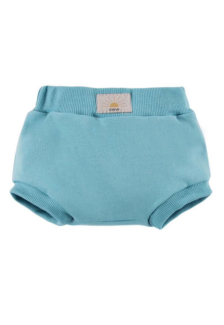 Pantaloni scurti bufanti  Bloomers - Botanic - Albastru Turcoaz - pentru baietei