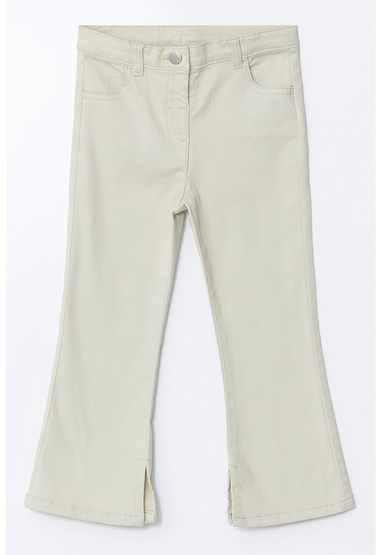 Blugi evazati cu talie medie