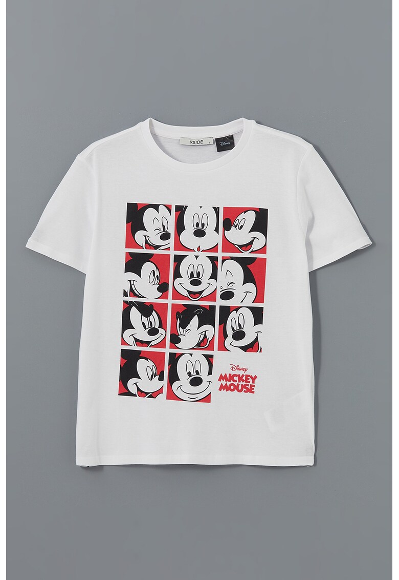 Tricou din bumbac cu imprimeu cu Mickey Mouse