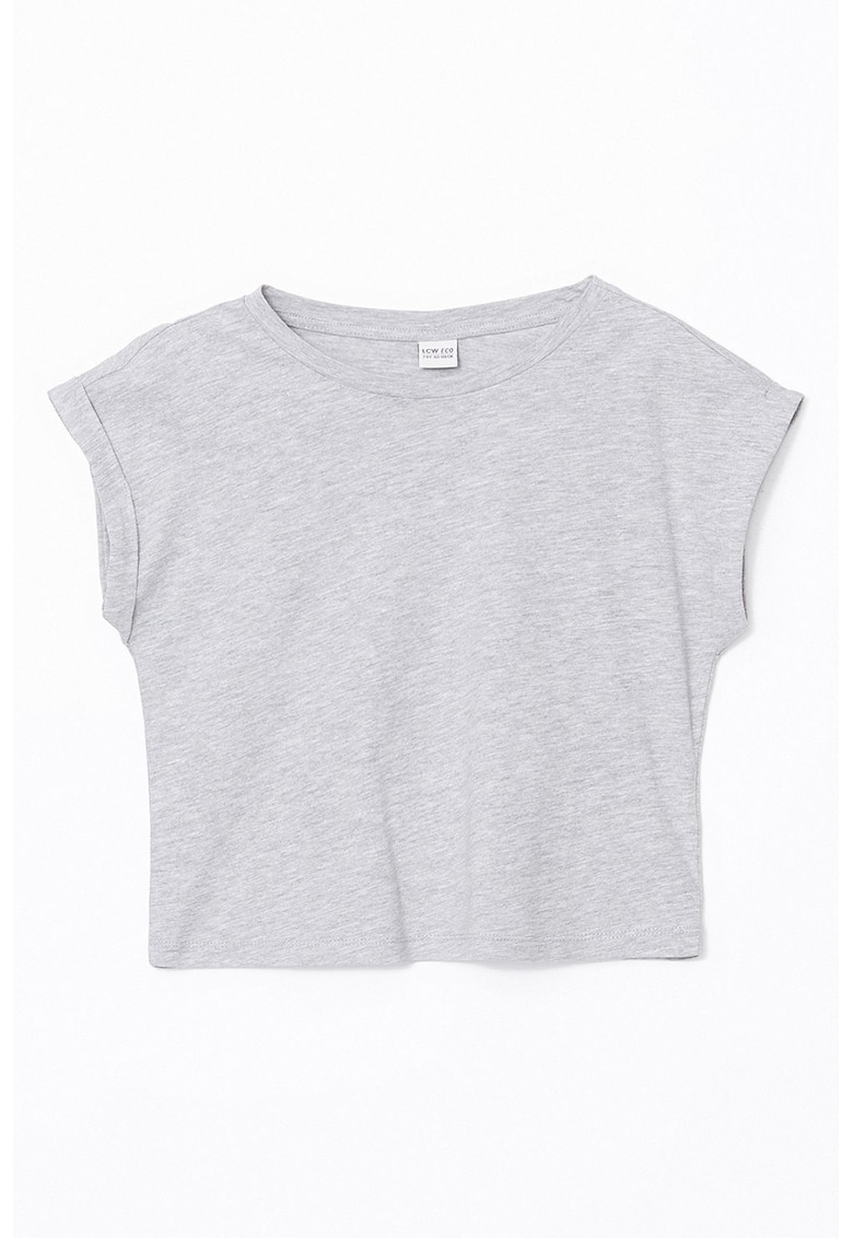 Tricou crop din bumbac