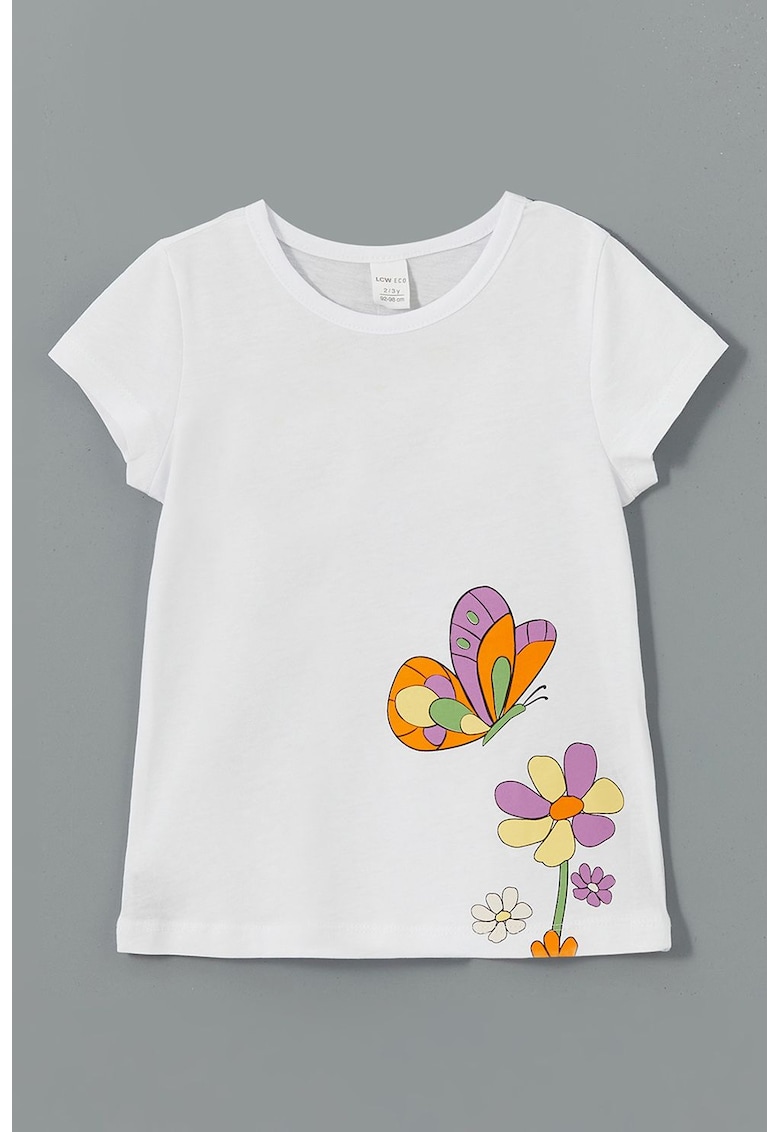 Tricou din bumbac cu model grafic