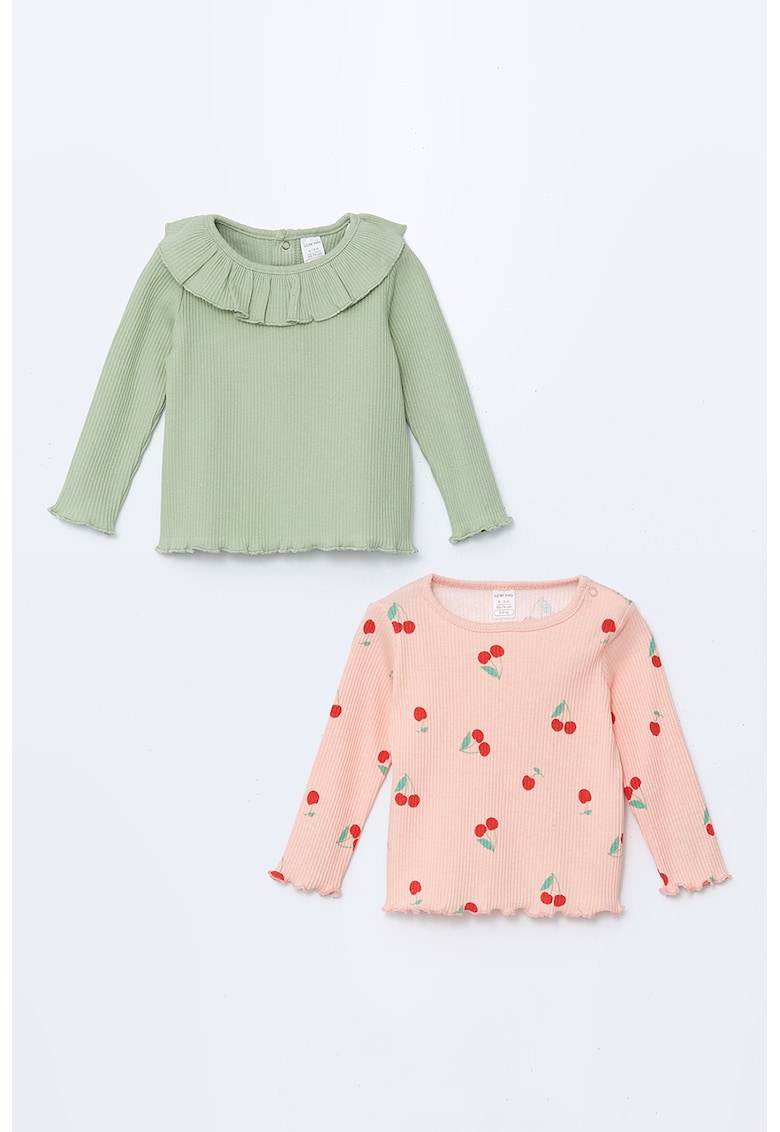 Set de bluze din amestec de bumbac - 2 piese