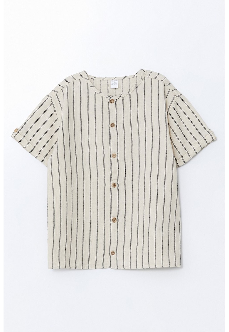 Camasa cu maneci scurte si model in dungi