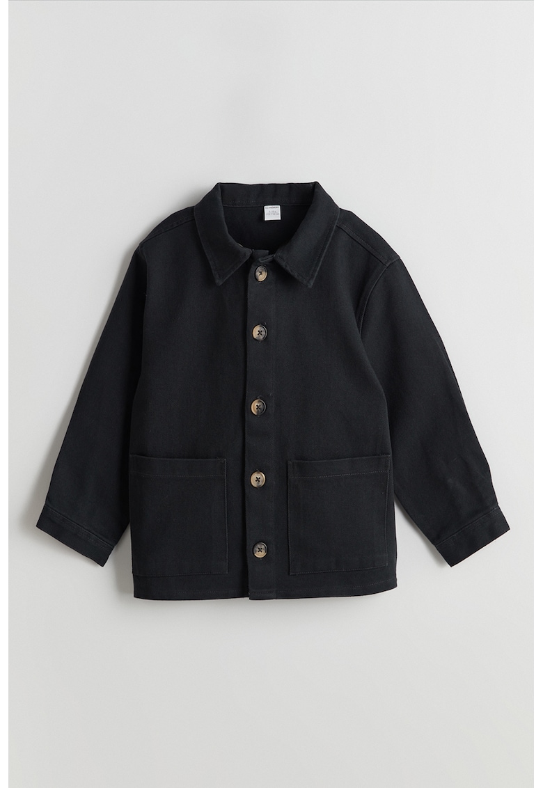 Camasa cu model uni si maneci lungi