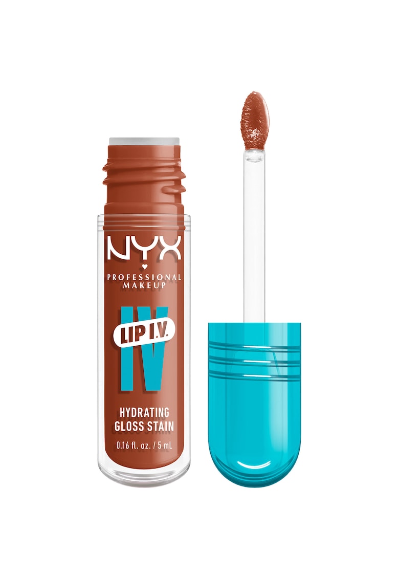 Luciu de buze hidratant cu efect de tint NYX PM Lip I.V. 5 ml
