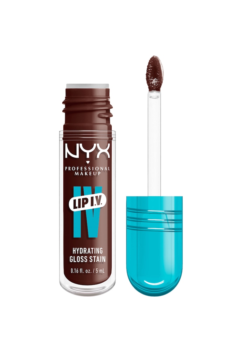 Luciu de buze hidratant cu efect de tint NYX PM Lip I.V. 5 ml