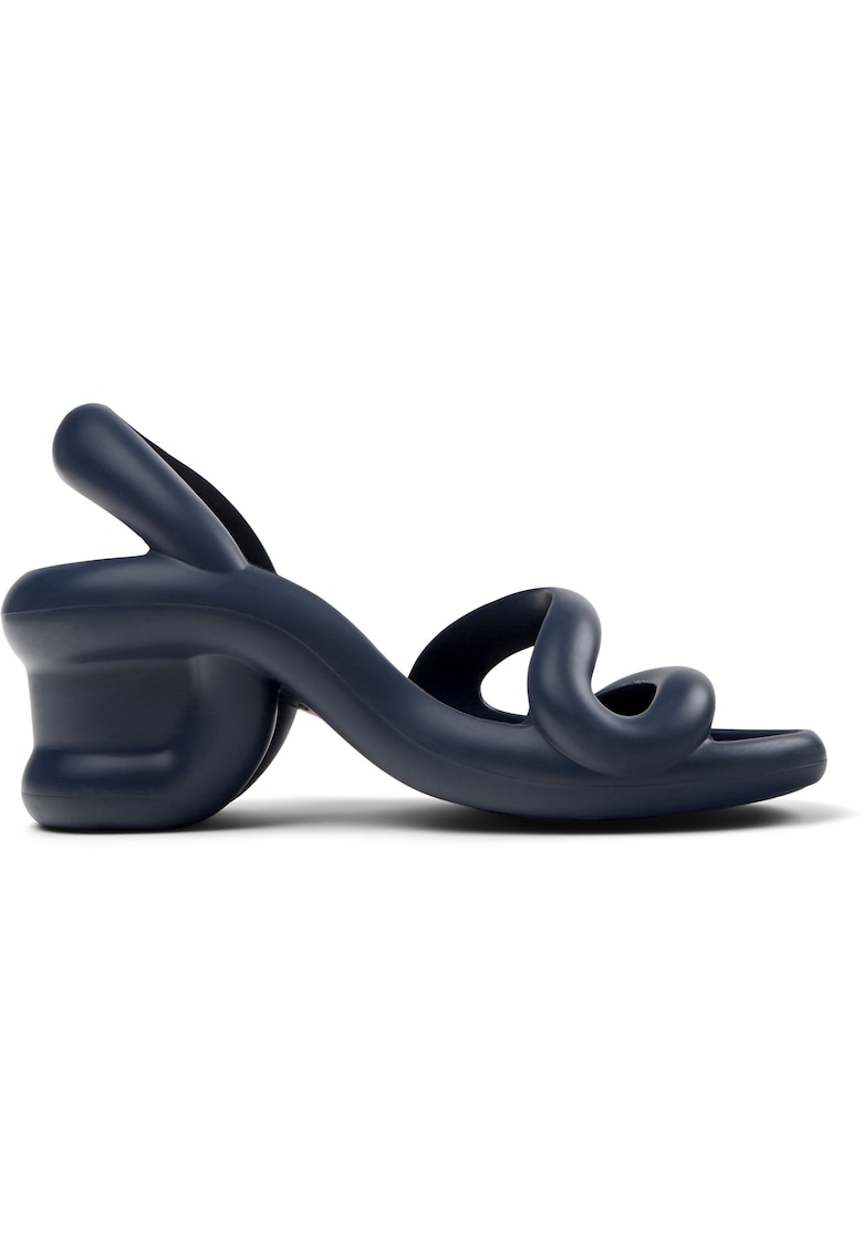 Sandale slingback cu toc masiv Kobarah