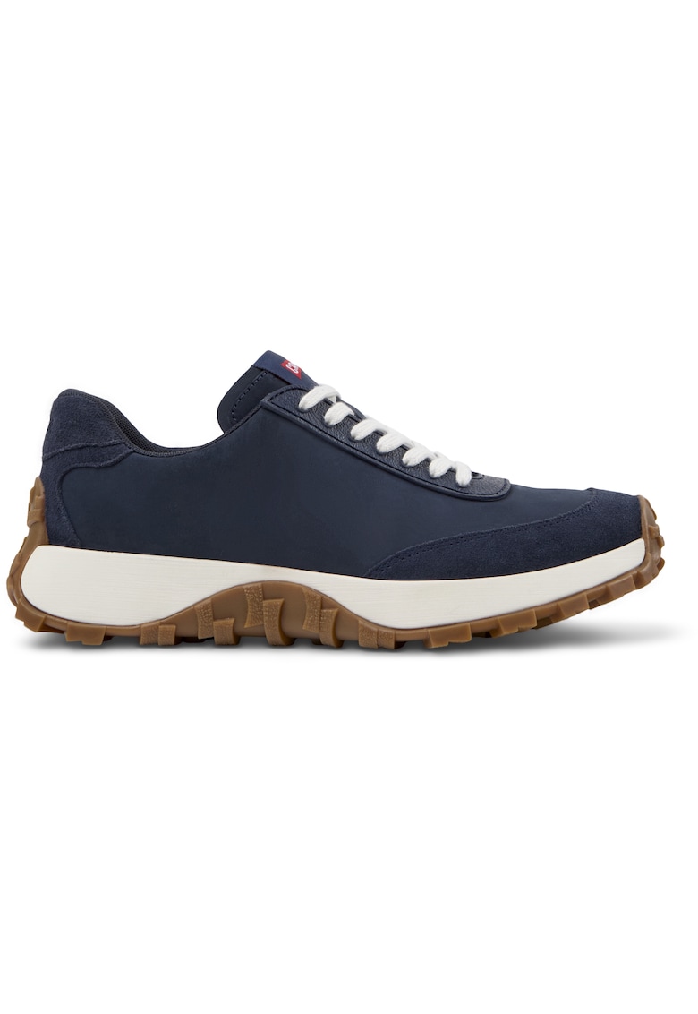 Pantofi sport de piele nabuc si piele intoarsa Drift Trail 209907 - Albastru