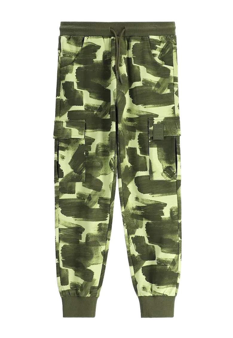 Pantaloni sport baieti - bumbac - verde