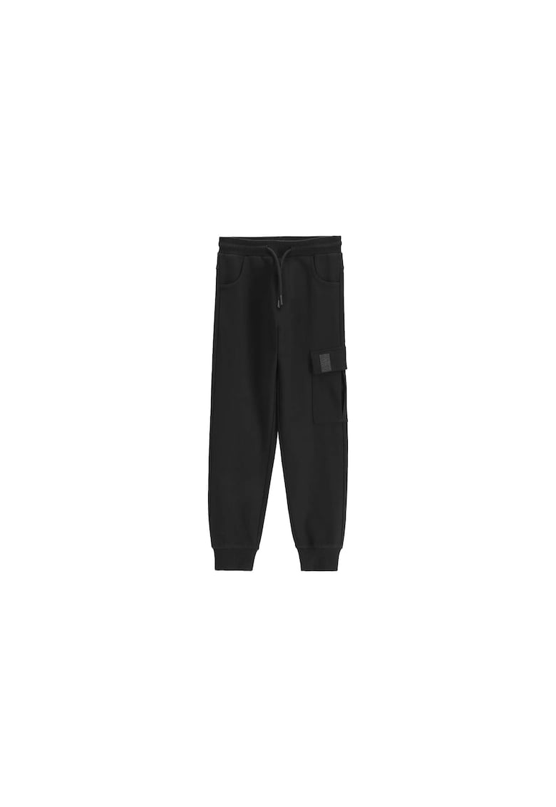 Pantaloni sport baieti -  bumbac - negru