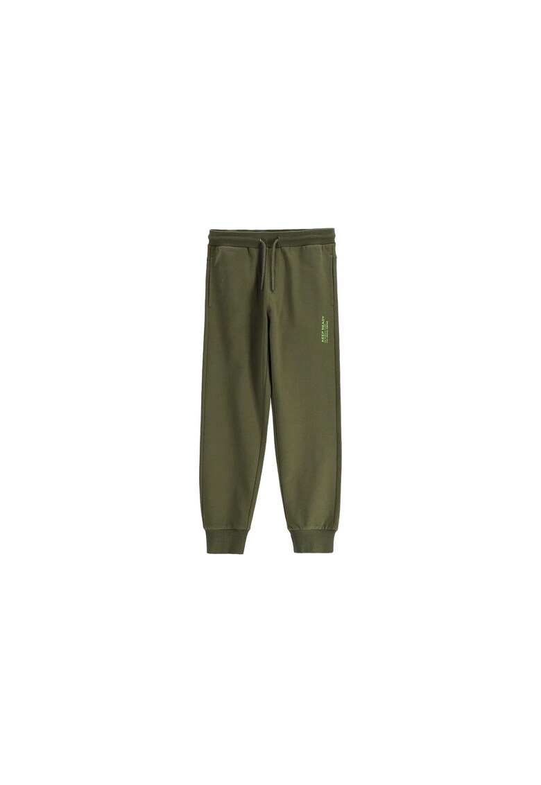 Pantaloni sport copii -  bumbac - kaki