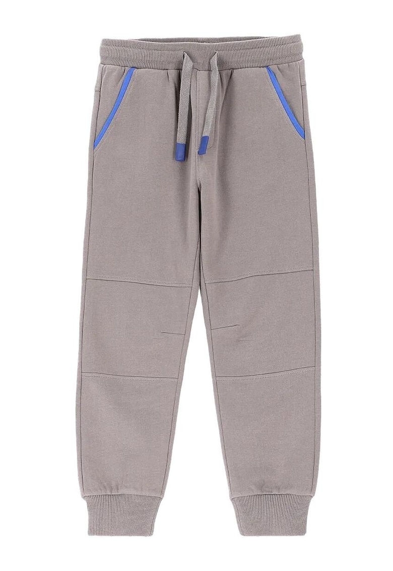 Pantaloni sport baieti - bumbac - gri