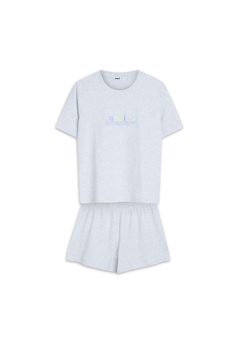 Pijama dama Mirise Gri deschis