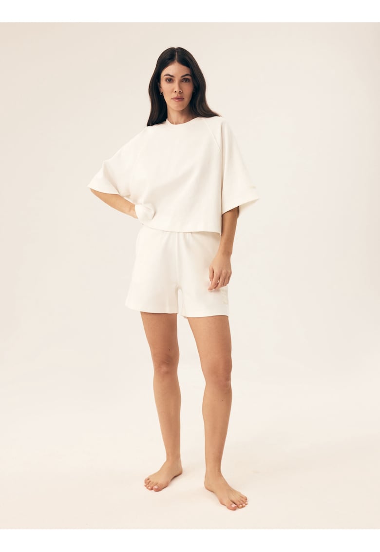 Pantaloni scurti damskie Mavere Alb crem