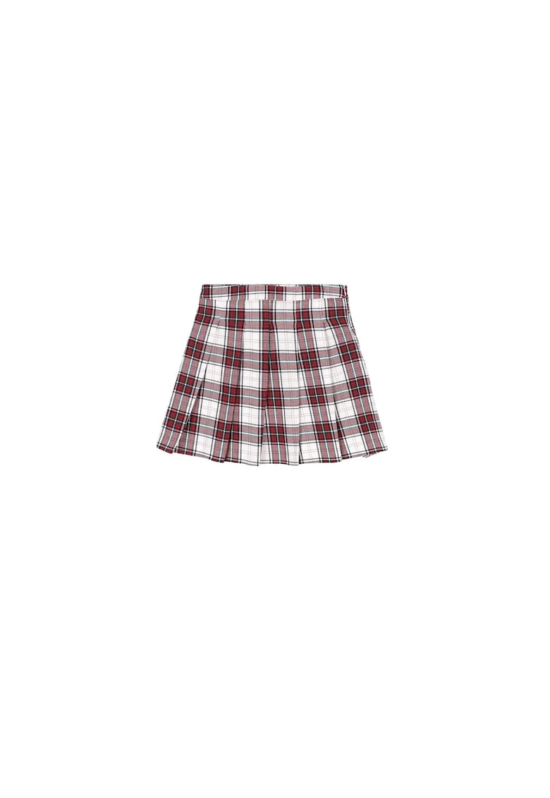 Fusta fetite - model evazat - carouri - multicolor - bumbac