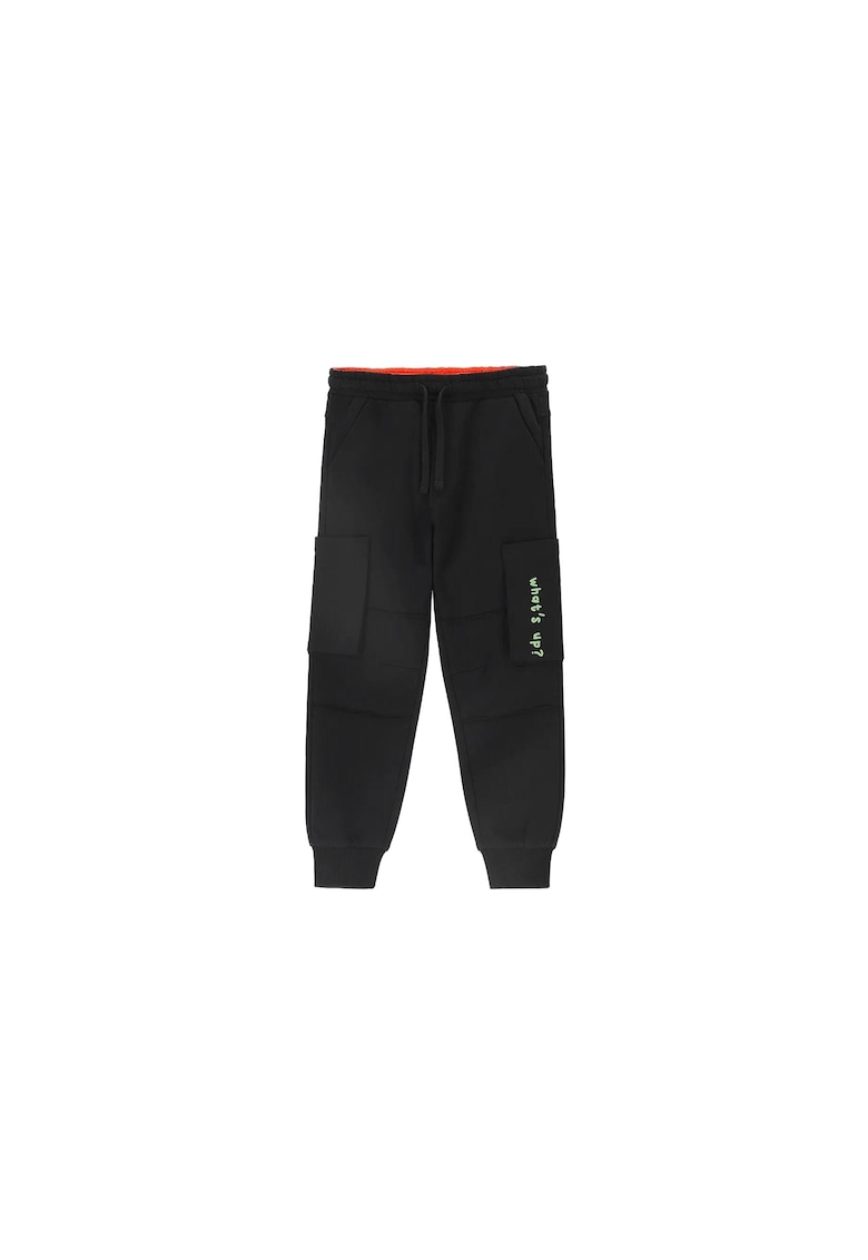 Pantaloni sport copii - negru - bumbac