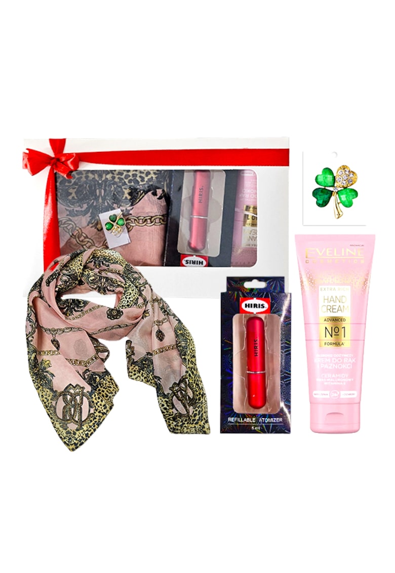 Set Harmonia cu crema maini esarfa - travalo classic - brosa martisor